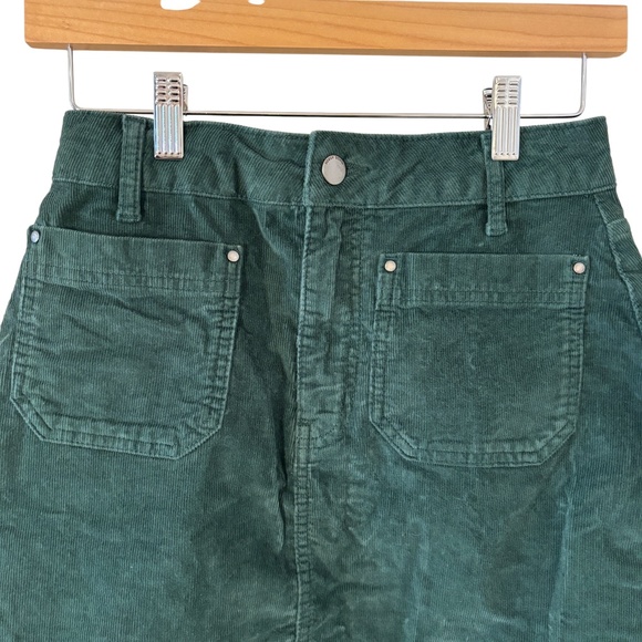 Boden Forest Green Corduroy Mini Skirt US Size 2 UK Size 6 - Picture 3 of 12